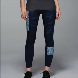 Rare Lululemon Oil Slick Tights Yoga Leggings